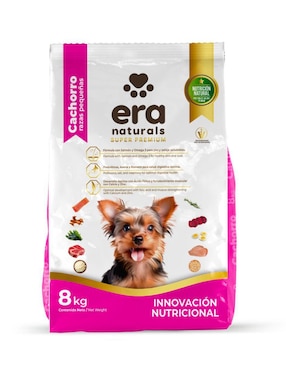 Croqueta Era Naturals de pollo para perro raza pequeña etapa cachorro contenido individual 8 kg