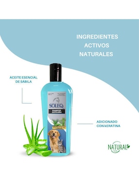 Shampoo Soleq para perro y gato