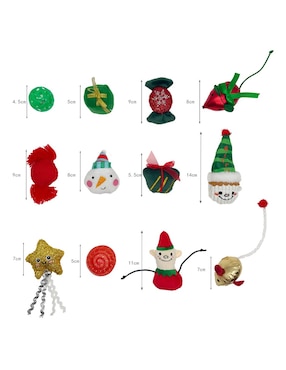 Kit de juguetes para gato Zoopet Navidad