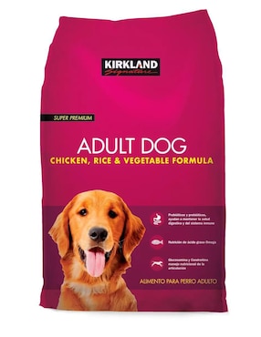 Croqueta Kirkland Signature de Pollo para perro etapa adulto contenido 18 kg
