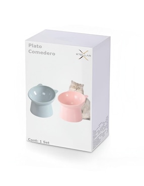 Set plato para gato Xtellar 300 ml