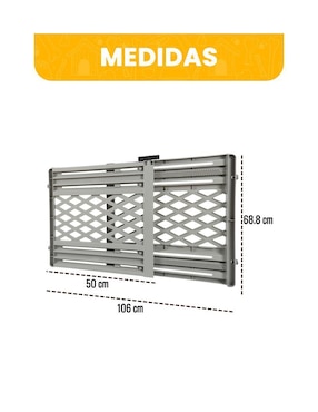 puerta de seguridad de plástico para mascota level home