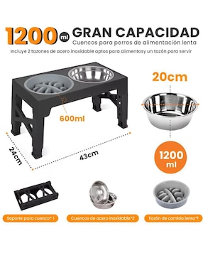 Comedero para perro Xtellar 1.2 L