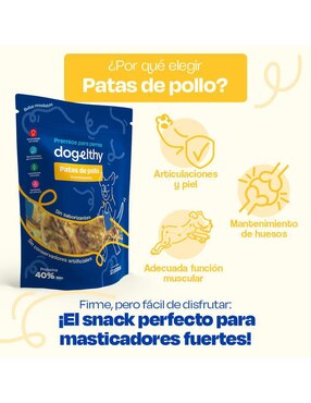 Pata de pollo Dogelthy premio para perro 100 g