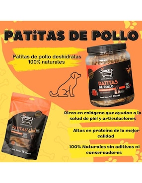 Pata de pollo Dukes cuidado general para perro 130 g