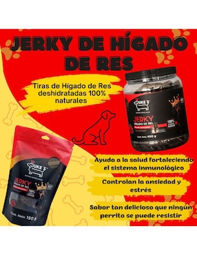 Carnaza Dukes de res cuidado general para perro 130 g