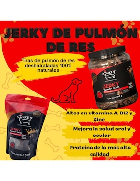 Carnaza Dukes de res cuidado general para perro 85 g