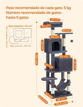 Rascador para gato Feandrea