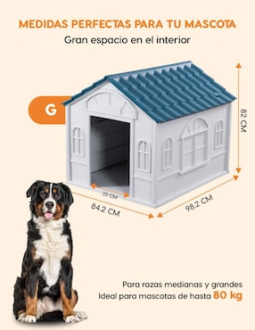 Casa para perro Poli Pets