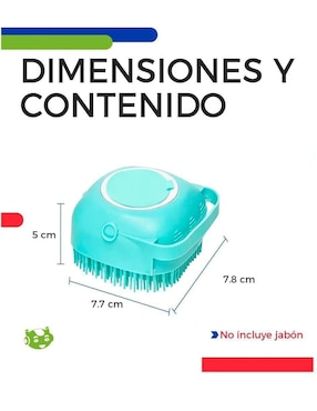 Cepillo Lab.g de silicón para perro