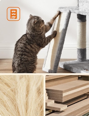 Mueble rascador para gato Songmics Home