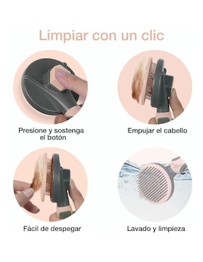 Deslanador Lab.G de silicón para perro y gato