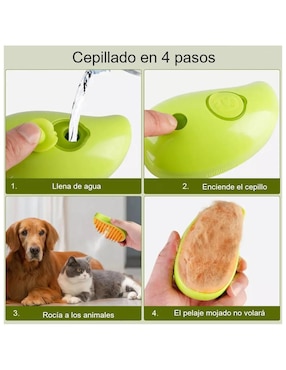 Deslanador Lab.G de plástico para perro y gato