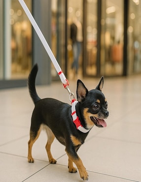 Correa y collar Mi Pañuelo para perro
