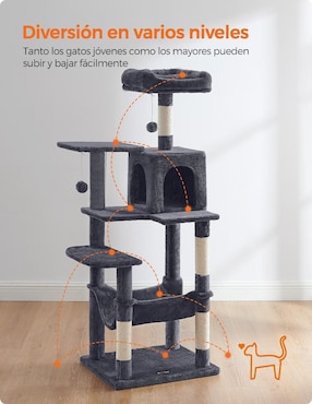 Mueble rascador para gato Songmics Home