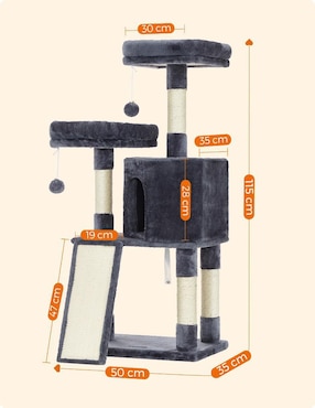 Rascador para gato Songmics Home