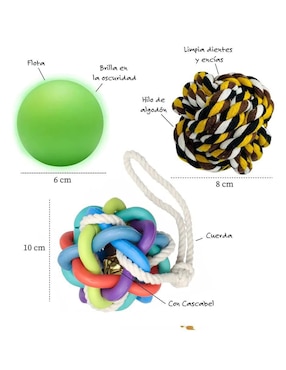 Kit de juguetes para perro Lab.g