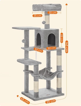 Rascador para gato Songmics Home