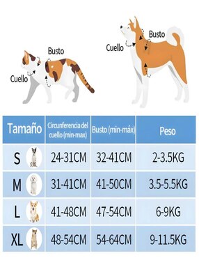Pechera Lab.G para perro y gato
