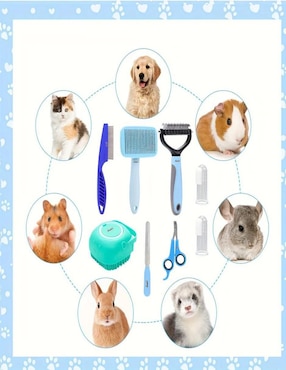 Set cepillo Lab.G para perro y gato