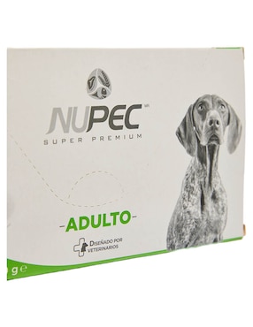 Set Alimento húmedo Nupec de carne con verduras para perro etapa adulto contenido 400 g 4 piezas
