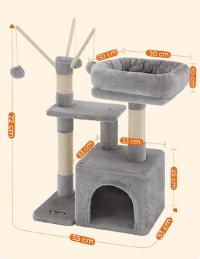 Rascador para gato Songmics Home