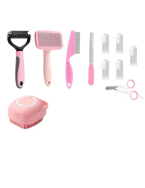 Cepillo Xtellar de acero inoxidable para perro y gato