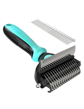 Rastrillo Xtellar de acero inoxidable para perro y gato
