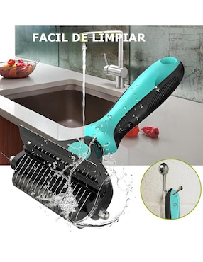 Rastrillo Xtellar de acero inoxidable para perro y gato