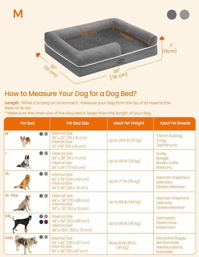 Cama para perro y gato Songmics Home