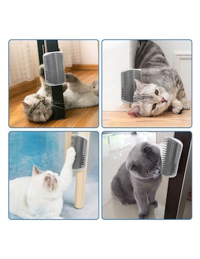 Set rastrillo limpiador Nobleza de silicón para gato