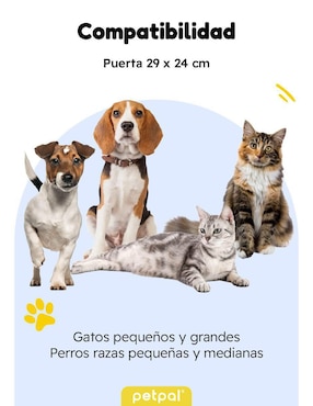 Puerta de seguridad de plástico para mascota Petpal
