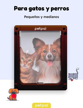 Puerta de seguridad de plástico para mascota Petpal