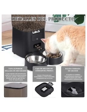 Comedero para mascota Lab.G 1.2 L