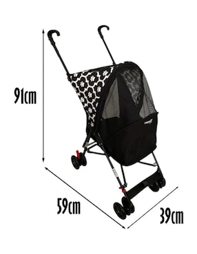 Carriola estándar para perro y gato Trendy Pets