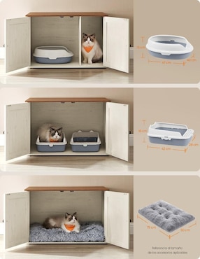 Arenero Songmics Home para gato