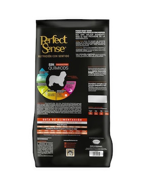 Croqueta Perfect Sense de pollo para perro etapa senior contenido 15 kg