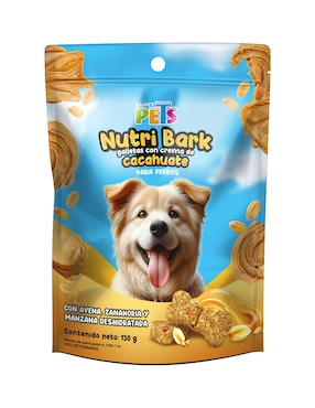 Galletas Fancy Pets de crema de cacahuate premio para perro 130 g