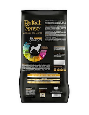 Croqueta Perfect Sense de pollo para perro etapa adulto contenido 13 kg