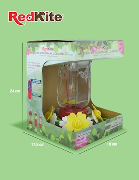 Bebedero transparente para colibri Redkite 600 ml