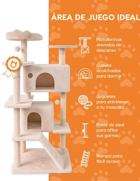 Mueble rascador para gato Poli Pets