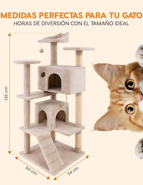 Mueble rascador para gato Poli Pets