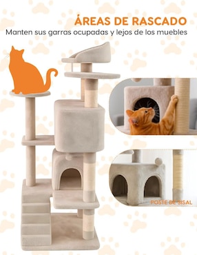 Mueble rascador para gato Poli Pets