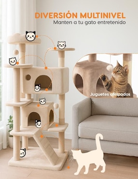 Mueble rascador para gato Poli Pets