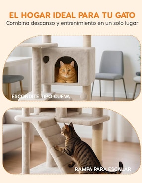 Mueble rascador para gato Poli Pets