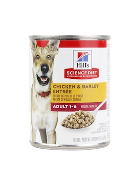 Set alimento húmedo Hill's Science Diet de carne para perro etapa adulto contenido 12 piezas
