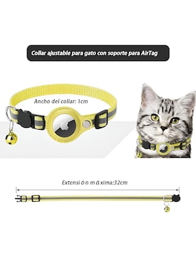 Collar Xtellar de poliéster para gato