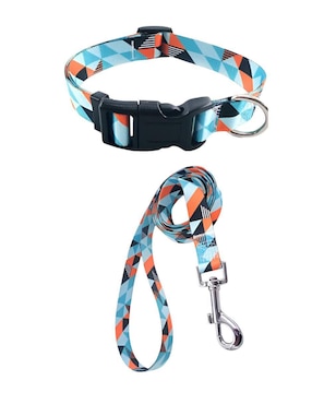Correa y collar Xtellar de nylon para perro y gato