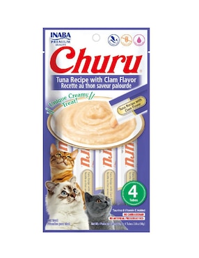 Premio Inaba de atún y almeja para gato 24 tubos