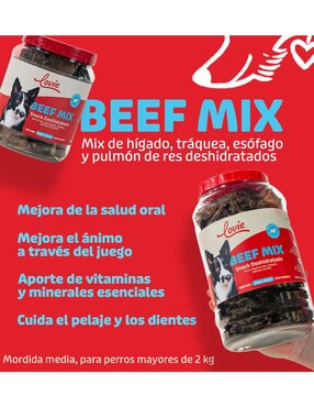 Premio Lovie de res para perro 1000 g